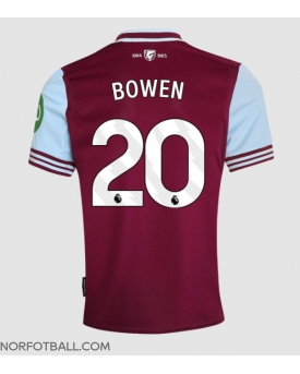 Billige Fotballdrakt West Ham United Jarrod Bowen #20 Replika Hjemmedrakt 2024-25 Kortermet